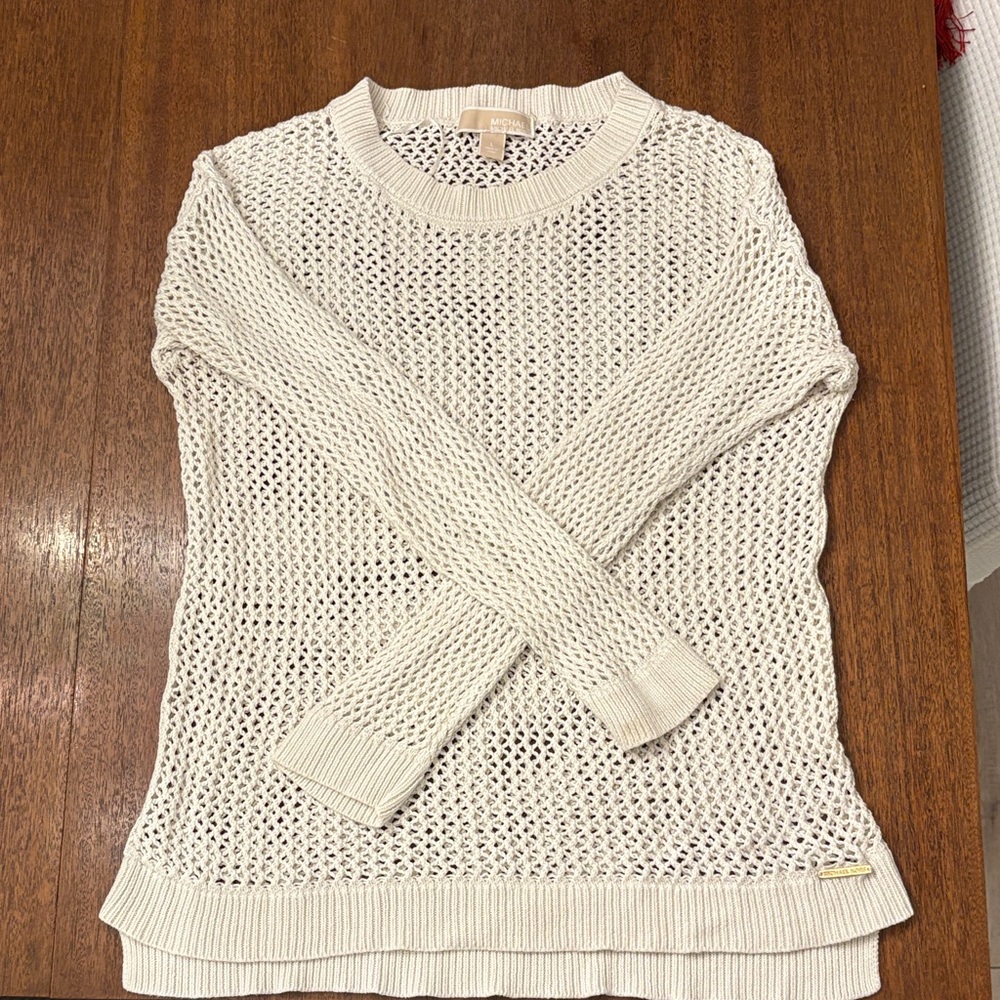 Michael Kors Women's Off-White Knit Sweater